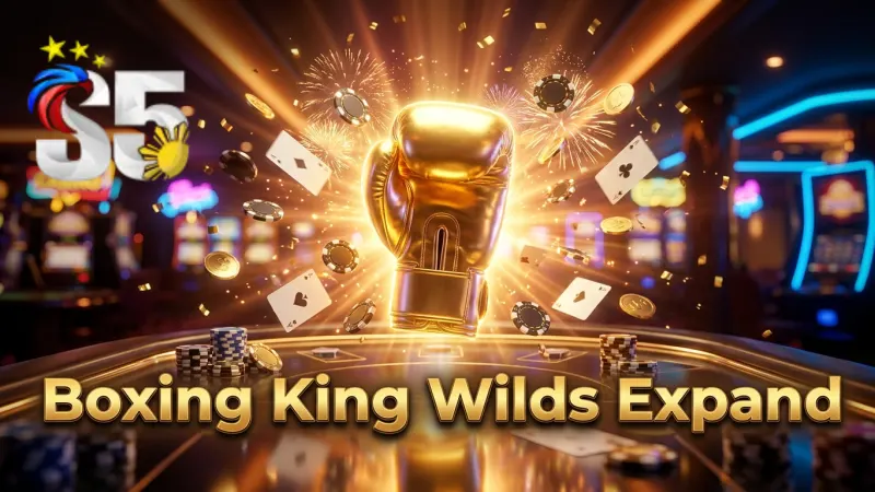 Maximize wins when Boxing King Slot Wilds expand across the reels.