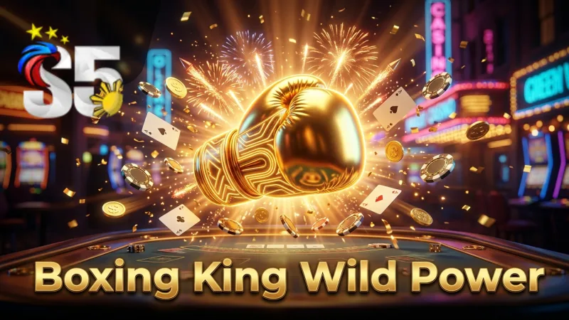 Maximize wins when the Boxing King Wild symbol lands.