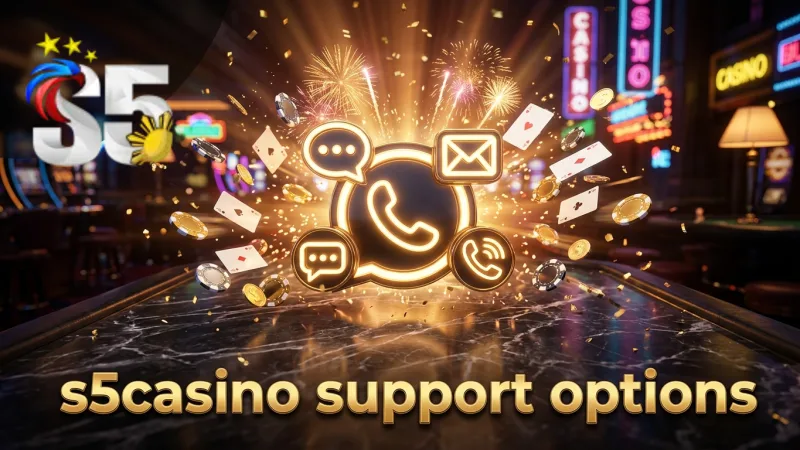Access diverse support channels for s5casino for quick resolutions.
