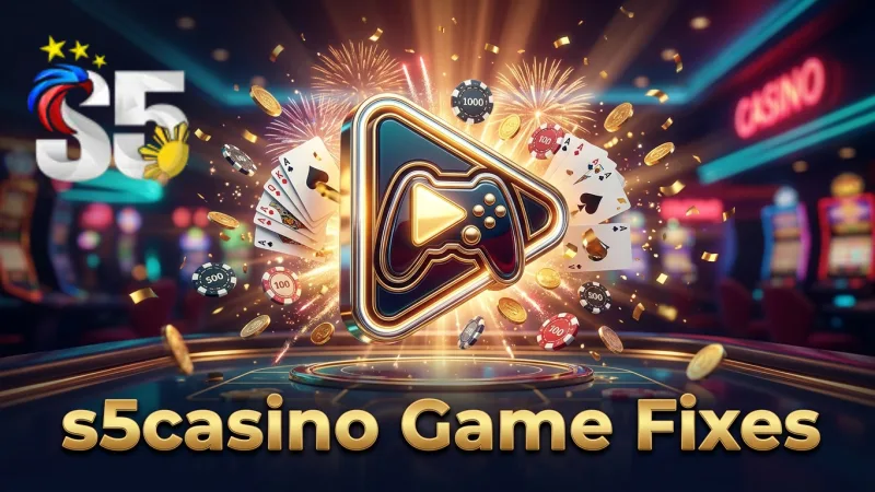Resolve game access issues quickly to get back to playing your favorite s5casino slots.