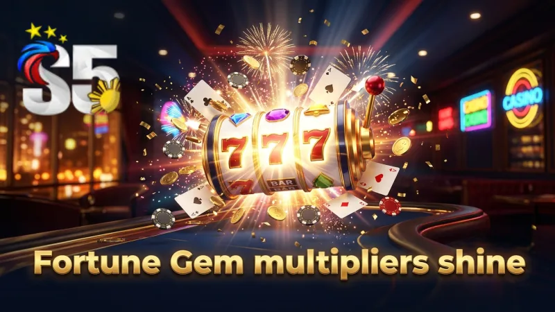 The rotating multiplier reel is key to big wins in Fortune Gem, watch it closely.