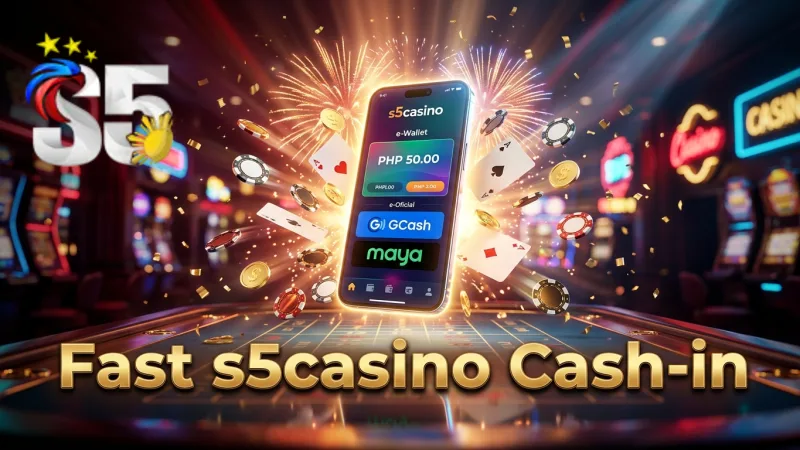 Utilize quick s5casino cash-ins via GCash or Maya to manage your playing funds efficiently.