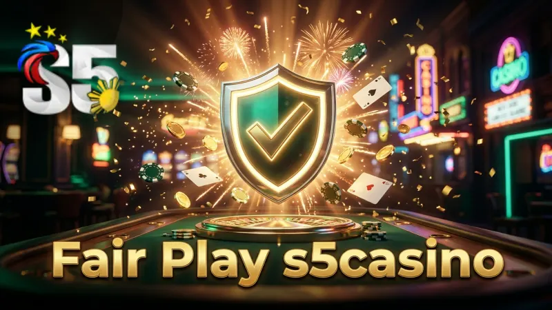 s5casino's commitment to fair play means every Golden Bingo draw is certified random and transparent.