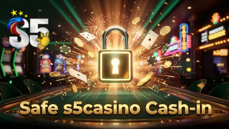 Secure your s5casino deposits and withdrawals with trusted payment methods.