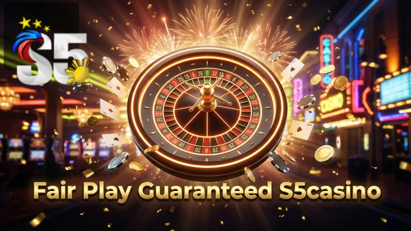 S5casino uses certified RNG to ensure every Lucky Wheel spin is genuinely random and fair.