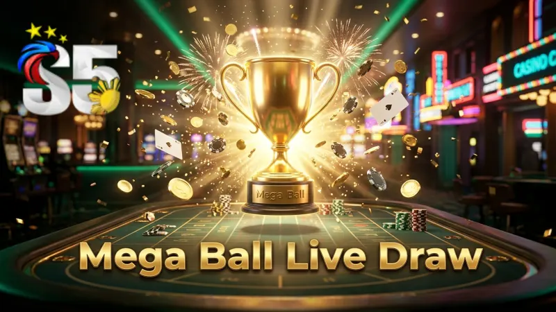 Experience the excitement of the Mega Ball live draw with clear betting limits.