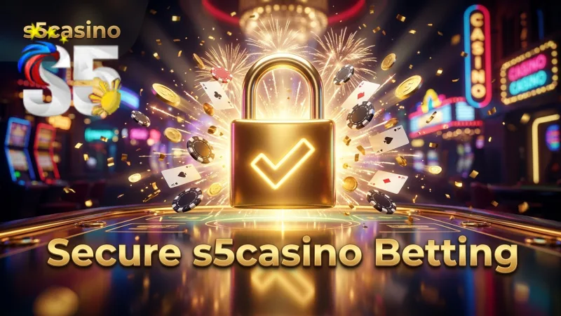 Secure your s5casino account with strong passwords and verification.