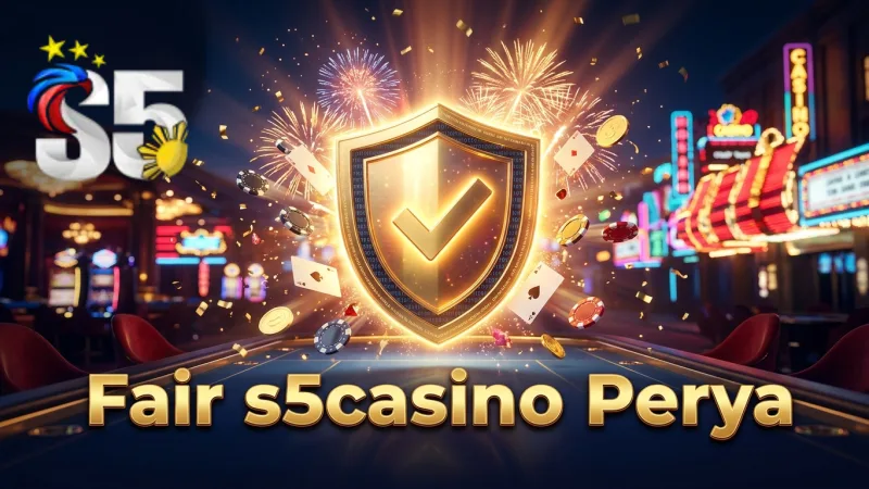 s5casino ensures fair Perya Roulette gameplay with certified Random Number Generators.