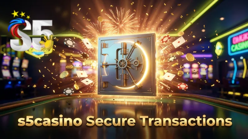 Encryption keeps your s5casino deposits and withdrawals safe, ensuring peace of mind.