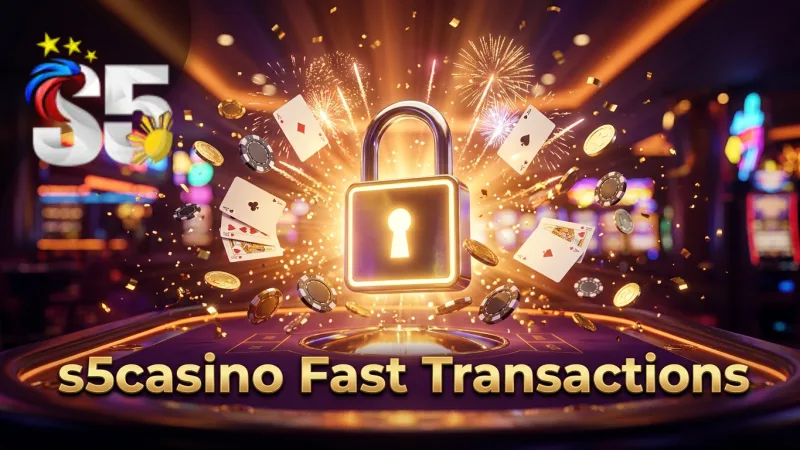 Using the s5casino app ensures faster cash-in and cash-out with e-wallets.