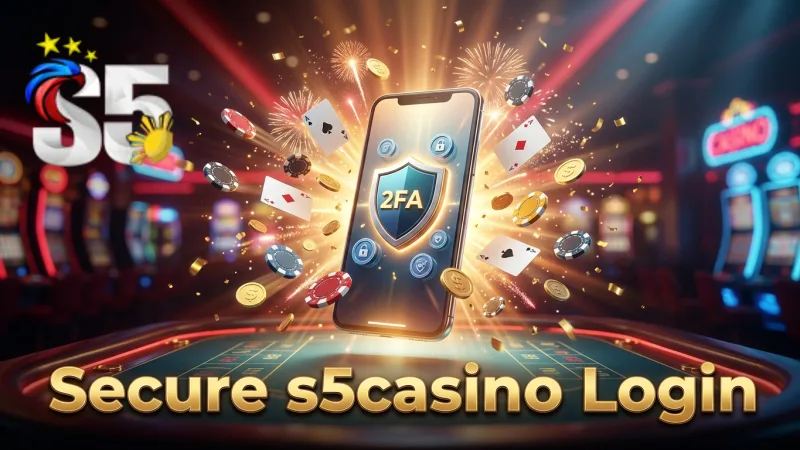 Enable 2FA on s5casino to add an extra layer of defense for your gaming account.