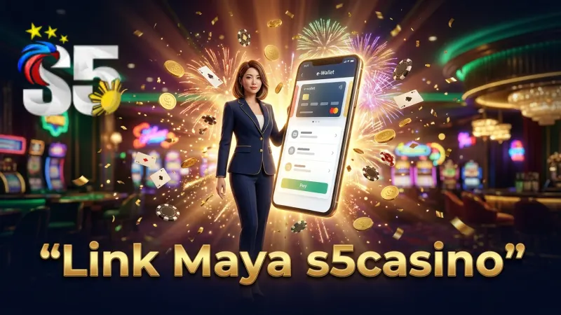 Easily link your GCash or Maya for quick bonus activation at s5casino.