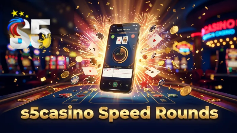 Speed Baccarat on s5casino offers lightning-fast rounds directly on your mobile device.